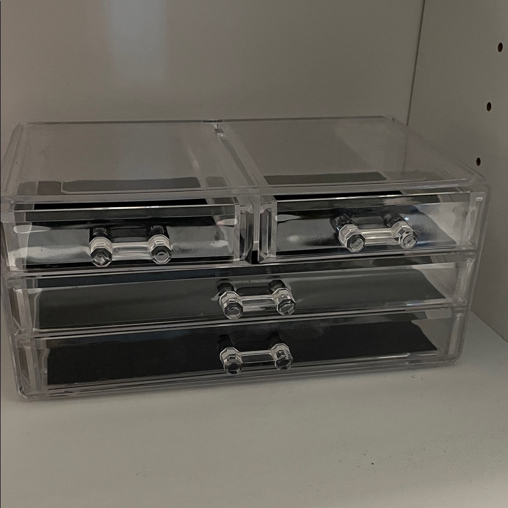 Clear Acrylic Drawer Organizer Makeup Or Jewelry